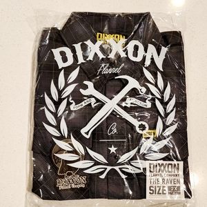 DIXXON Raven Men's 2XL Tall Flannel